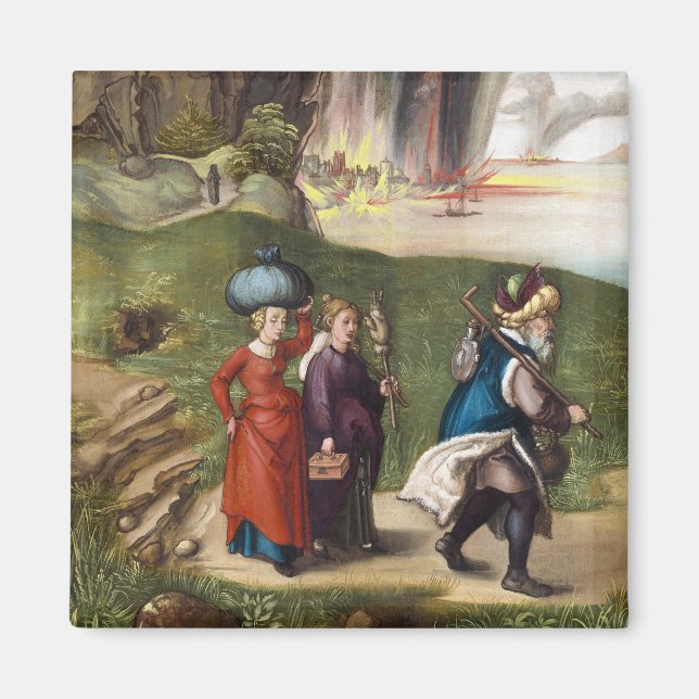 Aimant Lot's Escape - Albrecht Durer - c1496 (Devant)