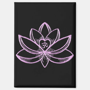 Aimant Lotus rose