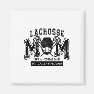 Aimant Loud Fier Lacrosse Maman Joueur Mama Famille C drô