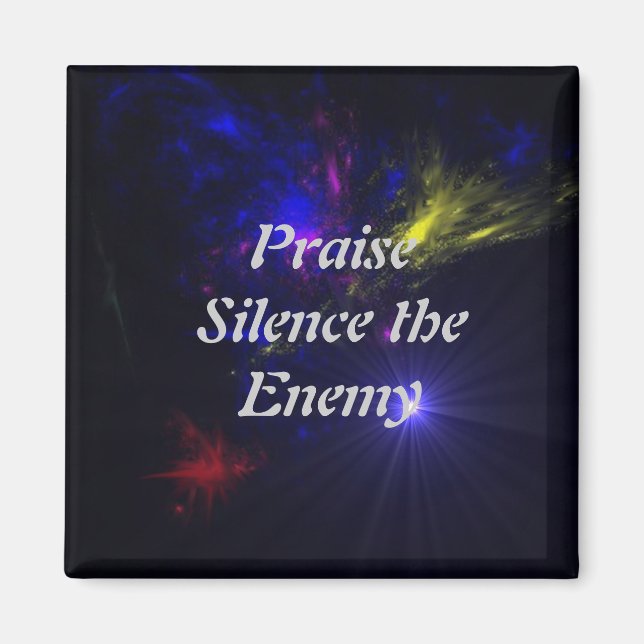 Aimant Louez le silence de l'ennemi SUPERNOVA Inspiration (Devant)