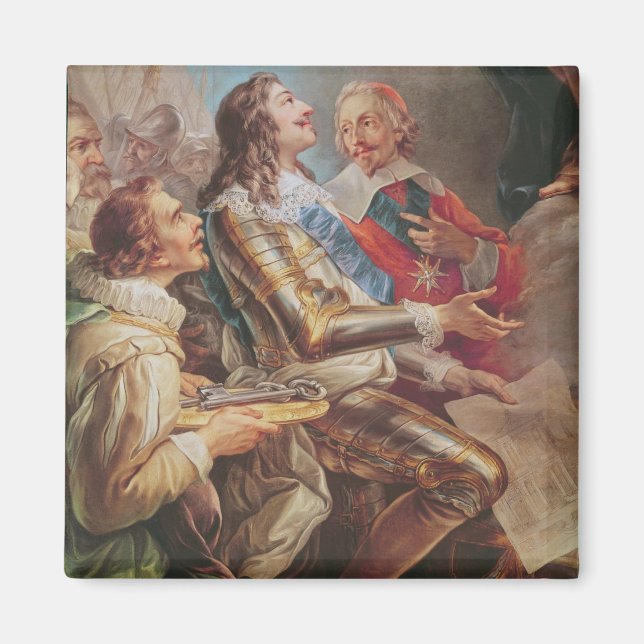 Aimant Louis XIII dédiant l'église Notre-Dame (Devant)