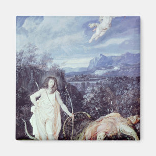 Aimant Louis XIV comme Apollo, tueur de python