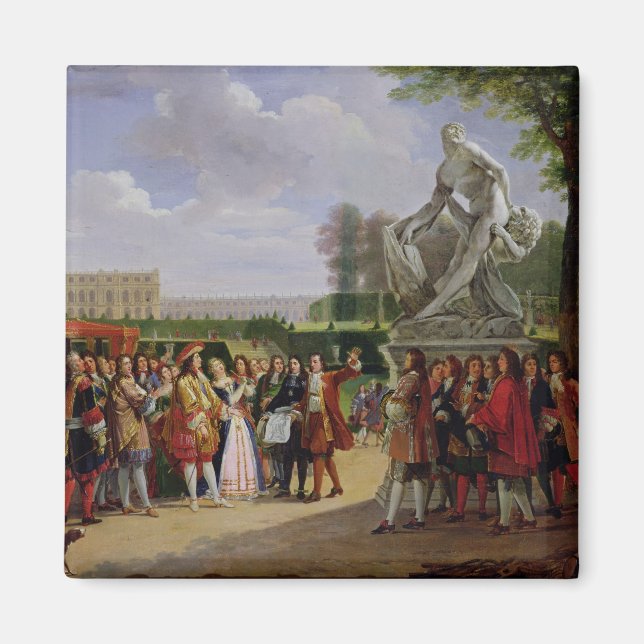 Aimant Louis XIV Dédicace à Puget 'Milo de (Devant)