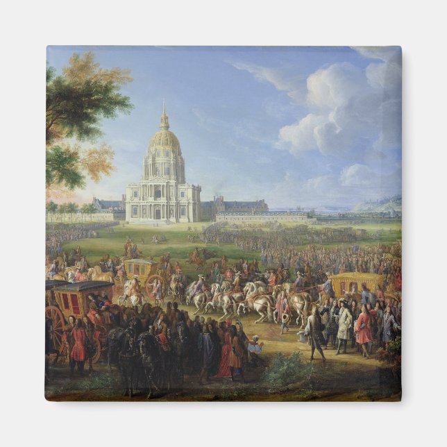 Aimant Louis XIV, son Entourage Visite des Invalides (Devant)