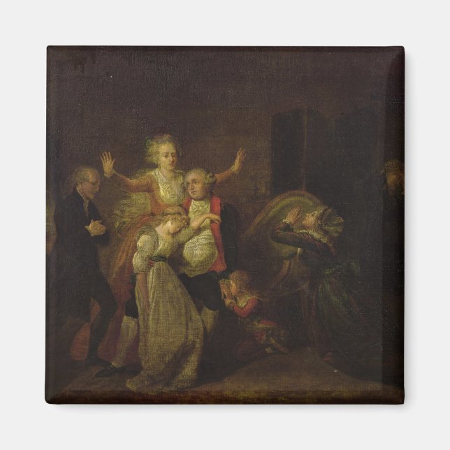 Aimant Louis XVI Adieu à sa famille (Devant)