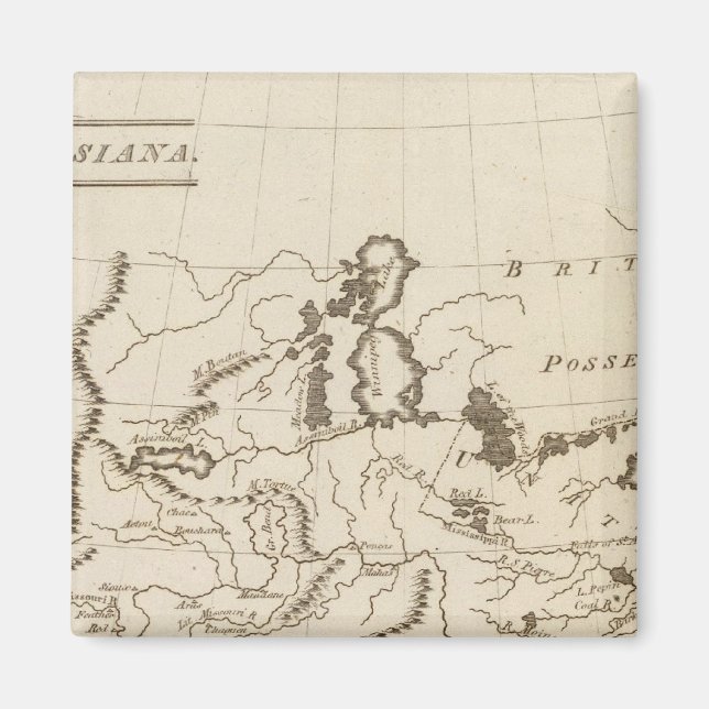 Aimant Louisiane 4 (Devant)