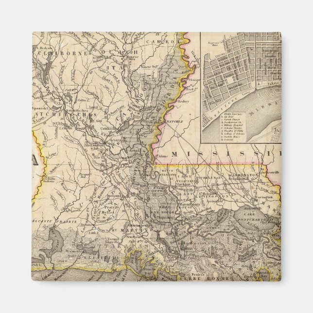 Aimant Louisiane 5 (Devant)