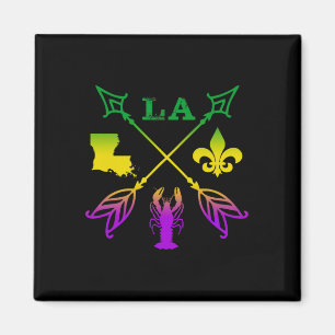 Aimant Louisiane Arrow Nouvelle-Orléans Mardi Gras