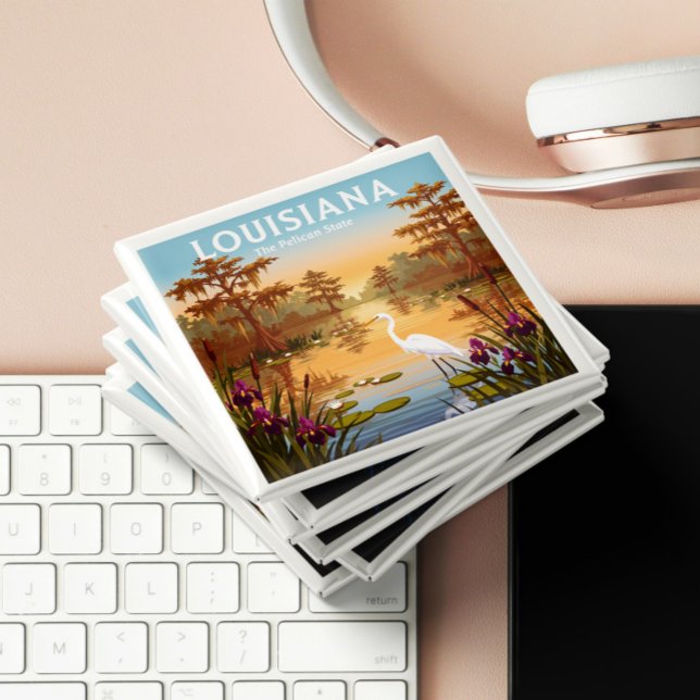 Aimant Louisiane vintage (Créateur téléchargé)