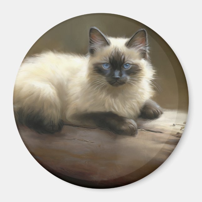 Aimant Lounger Siamese Kitten (Devant)