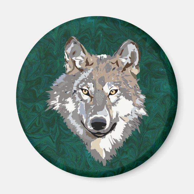 Aimant loup (Devant)