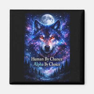 Aimant Loup alpha humain par hasard alpha par choix