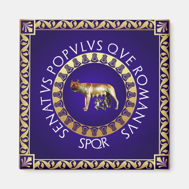 Aimant Loup de Capitoline (Devant)