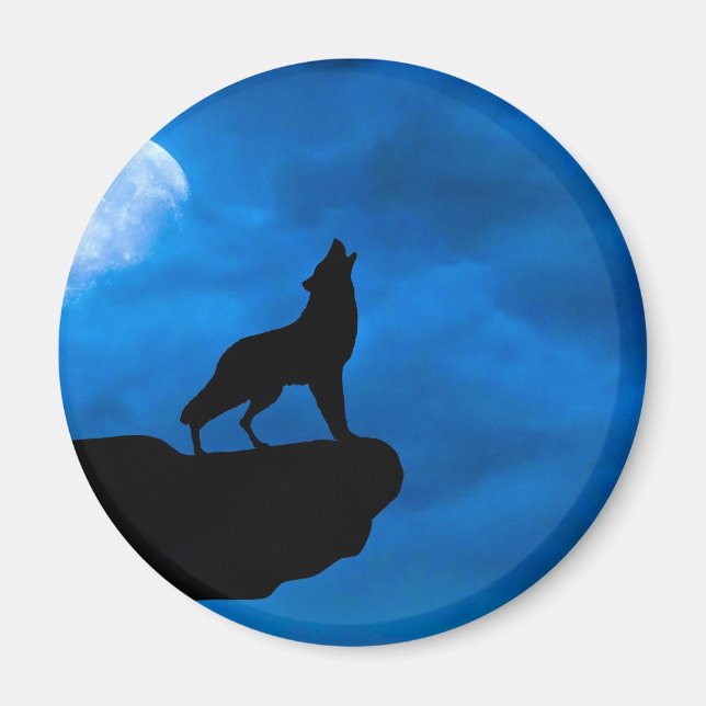 Aimant Loup de Nuit (Devant)