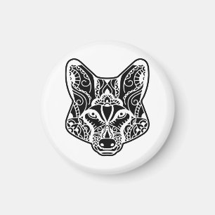 Aimant Loup tribal