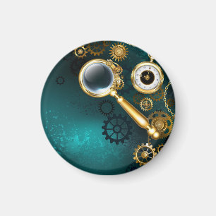 Aimant Loupe en style Steampunk