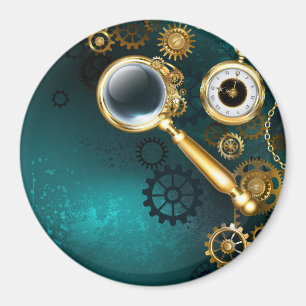 Aimant Loupe en style Steampunk