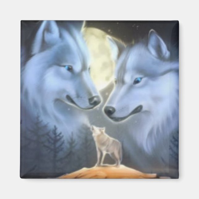 Aimant Loups (Devant)