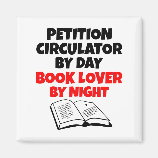 Aimant Louveur de livres de Circulateur de Pétition (Devant)