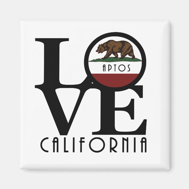 Aimant LOVE Aptos Californie (Devant)