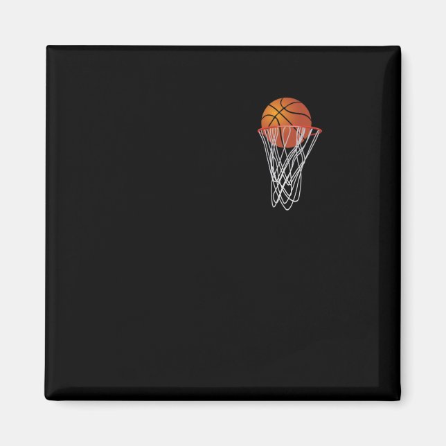 Aimant Love Basketball - Joueurs de basket-ball (Devant)