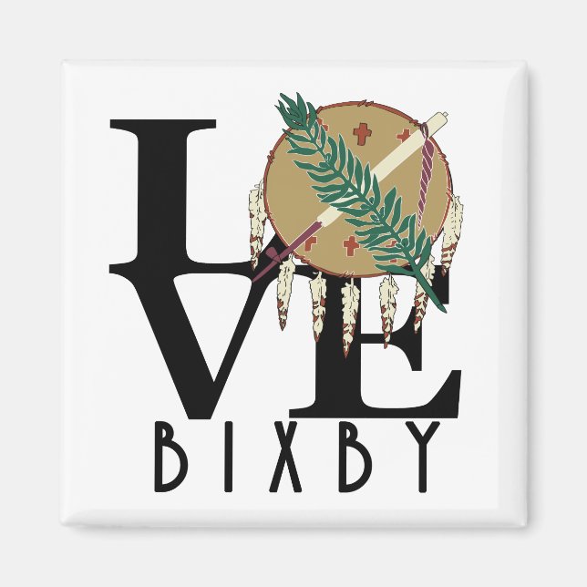 Aimant LOVE Bixby Oklahoma (Devant)