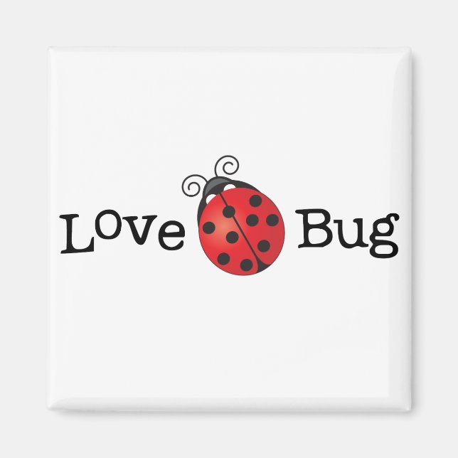 Aimant Love Bug - Ladybug (Devant)