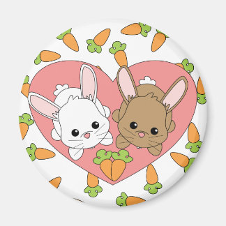 Aimant Love Bunnies