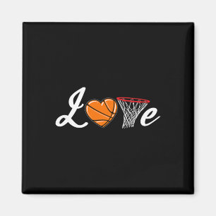 Aimant Love Bysketbyll Fan Player Coach Byller Hommes Fem