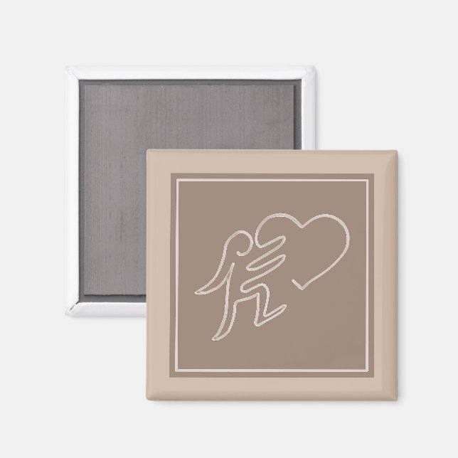 AIMANT LOVE (CACAO) (Recto/Verso)