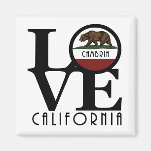 Aimant LOVE Cambria Californie