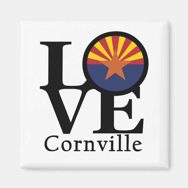 Aimant LOVE Cornville Arizona (Devant)