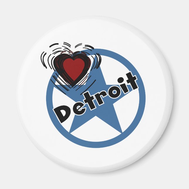 Aimant Love Detroit (Devant)