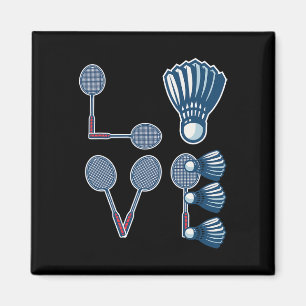 Aimant Love Dminton Chemise Dminton Lover Dminton Joueur 