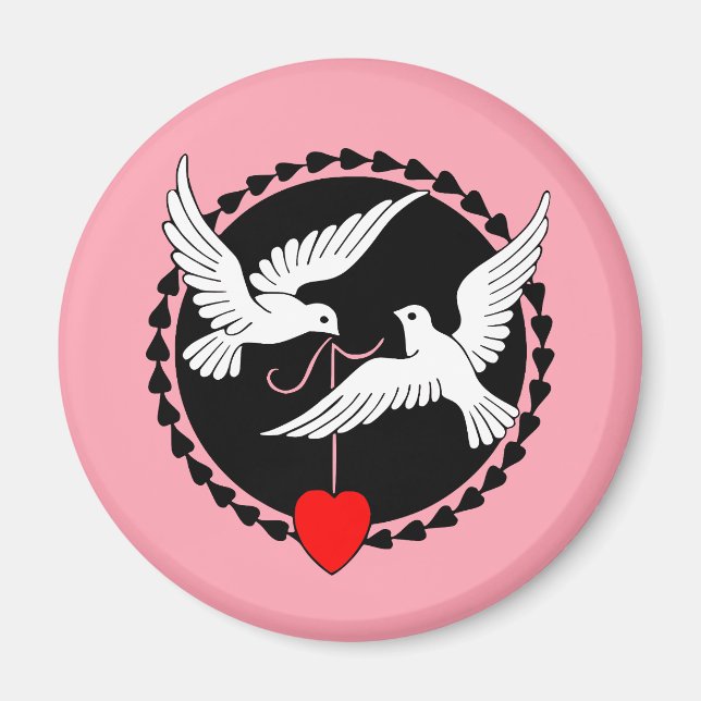 Aimant Love Doves (Devant)