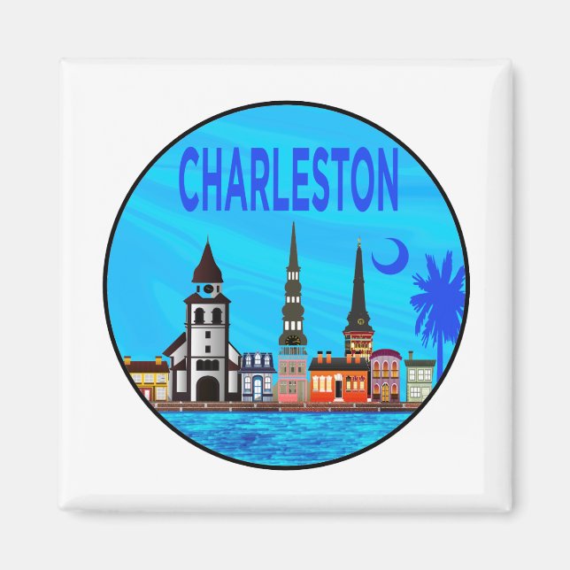 Aimant Love for Charleston (Devant)