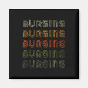 Aimant Love Heart Bursins Tee Grunge Style Vintage Noir