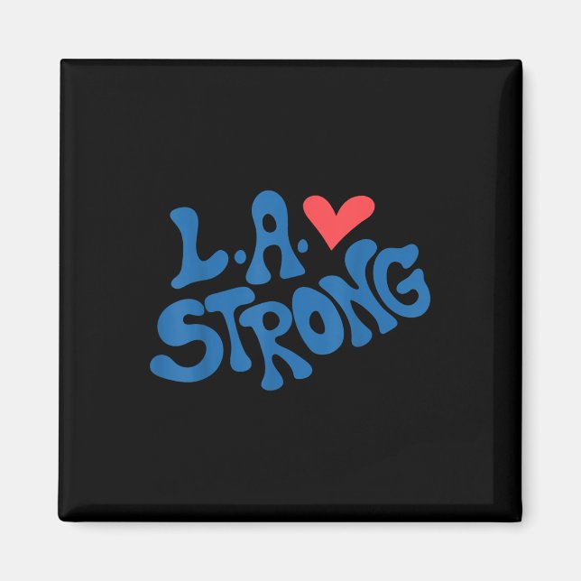 Aimant Love La Heart Los Angeles Solide Supportive (Devant)