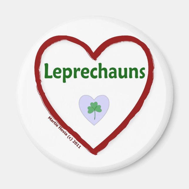 Aimant Love Leprechauns (Devant)