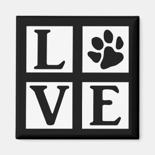 Aimant Love Paw Classic Boxé
