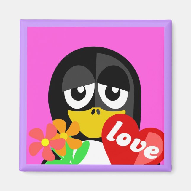 AIMANT LOVE PENGUIN (Devant)