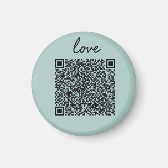 Aimant Love QR Code (Devant)
