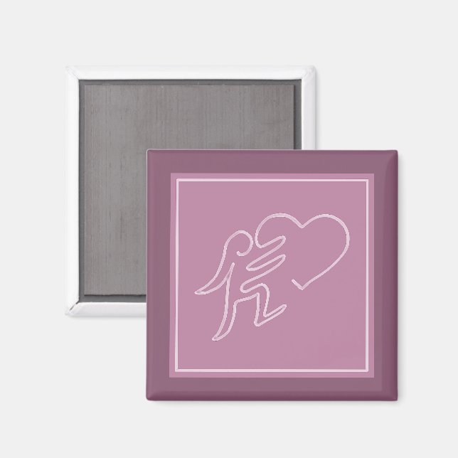 AIMANT LOVE (RASPBERRY) (Recto/Verso)