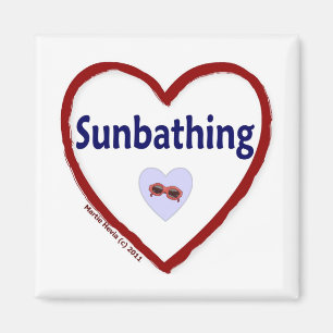 Aimant Love Sunbathing