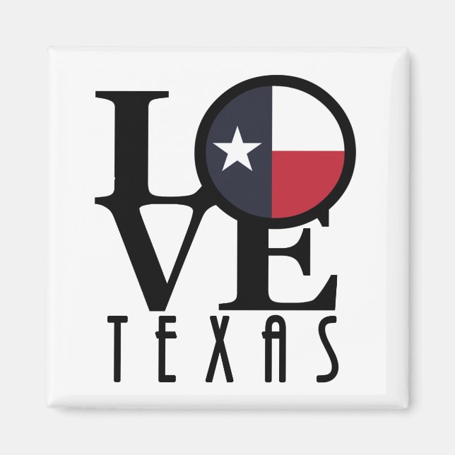 Aimant LOVE Texas (Devant)