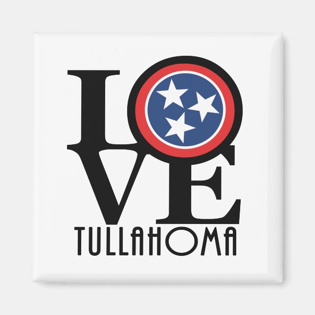 Aimant LOVE Tullahoma (Devant)