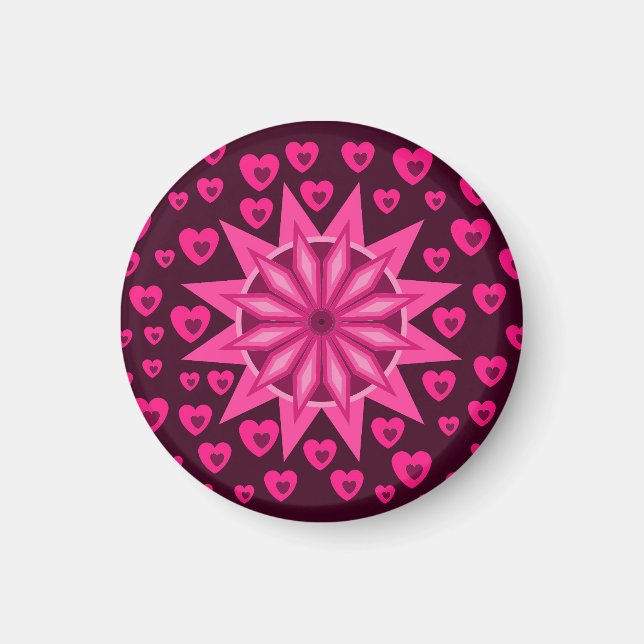 AIMANT LOVE VALENTINE, DON DE FÊTE D'ANNIVERSAIRE AVEC LE (Devant)