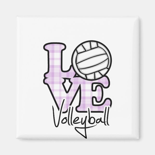 Aimant Love Volleyball (Devant)