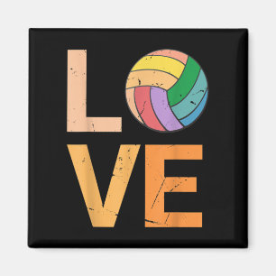 Aimant Love Volleyball Meilleur Amusant Anniversaire Pres