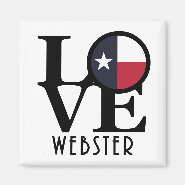 Aimant LOVE Webster Texas (Devant)